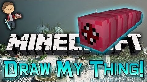 Minecraft: Draw My Thing Mini-Game! w/Mitch & Friends!