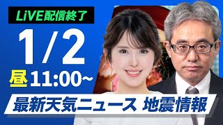 ウェザーニュースの配信のサムネイル画像