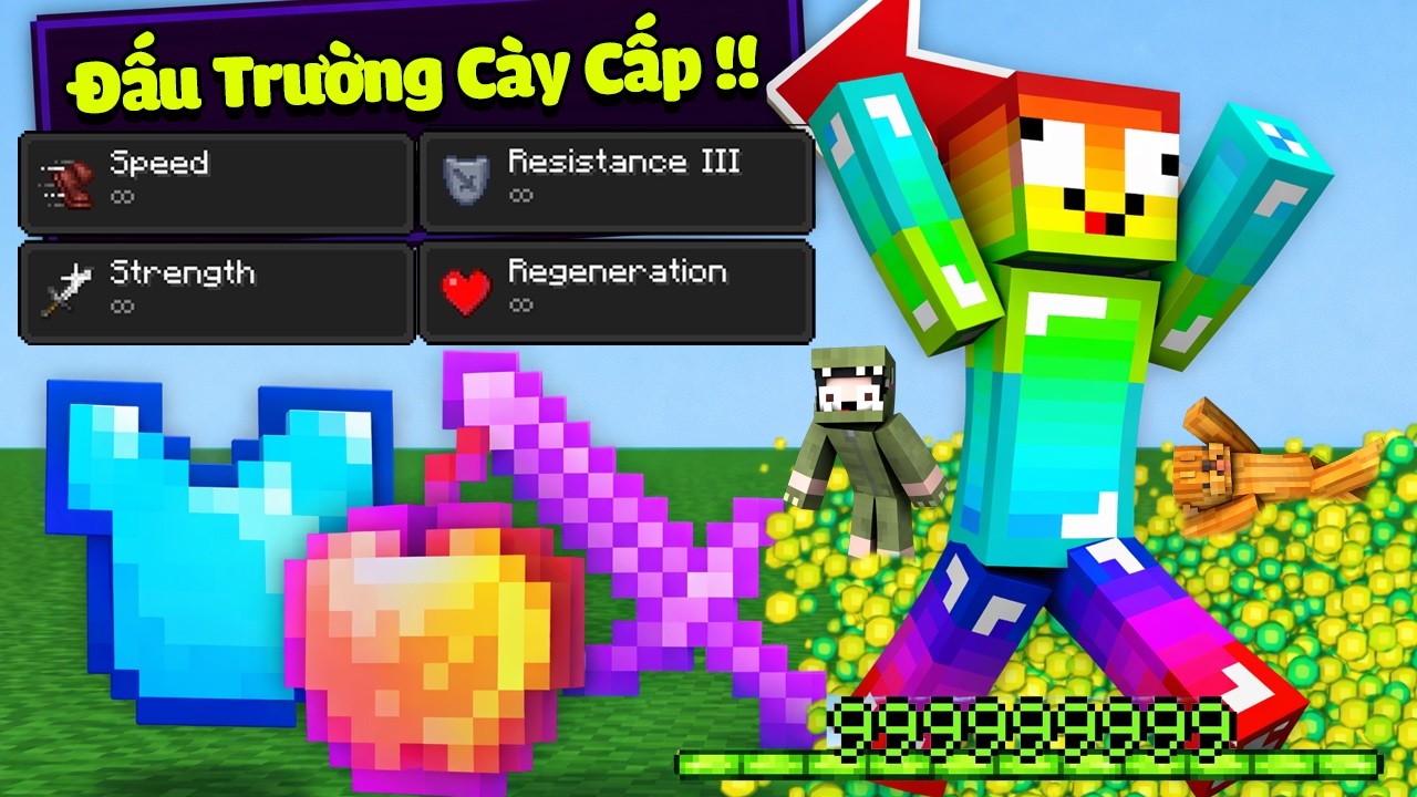 MINI GAME : ĐẤU TRƯỜNG KHOÁNG SẢN LUYỆN LEVEL ** NOOB BỊ ĂN HÀNH VÀ CHIẾN THUẬT CÀY CẤP BẤT TỬ