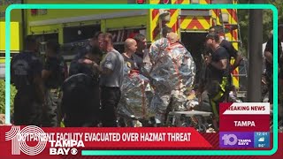 Children's outpatient care center evacuated over hazmat threat
