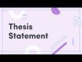 All of the following are true of a thesis statement EXCEPT - How to write a thesis statement on divorce