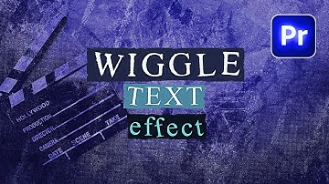 Wiggle Text Animation Effect in Adobe Premiere Pro