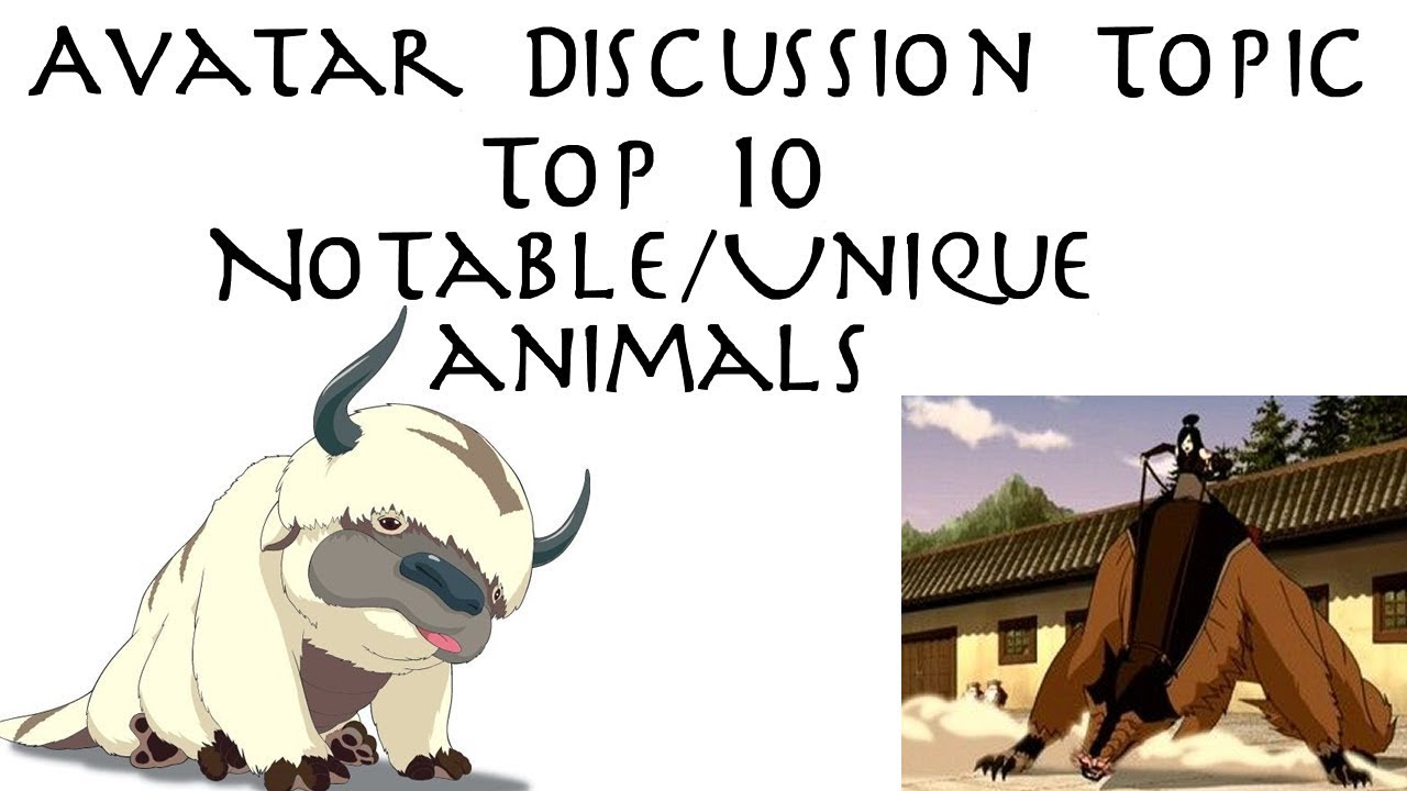 Avatar Discussion Topic - Top 10 Notable/Unique Animals