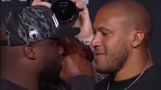 Cyril Gane vs Derrick lewis ! Face face #ufc