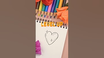 Level Up Your HEART DRAWINGS #art #drawingtutorial #howtodraw #drawing #tutorial #pencildrawing