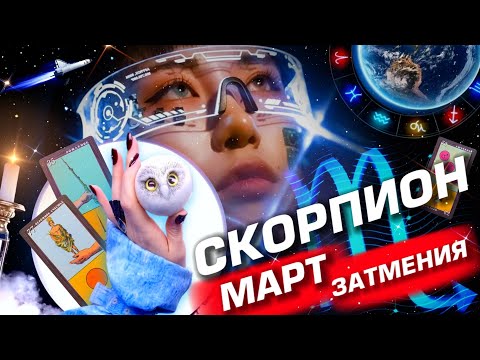 СКОРПИОН - ПРОГНОЗ МАРТ | ЗАТМЕНИЯ | ИЗМЕНЕНИЯ В СУДЬБЕ ⭐️