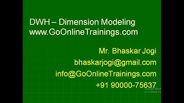 02 DWH - Dimension Modeling