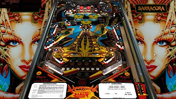 Barracora (Williams 1981) Visual pinball.