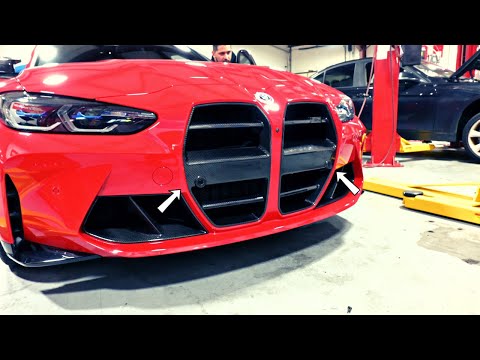 BMW G8X M3/M4 Carbon Fiber Grill Install!!! (DIY)