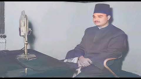 من سورة النحل أول قارئ مصري يقرأ ف المسجد الأقصى فضيلة الشيخ أبو العينين شعيشع رحمه الله و غفر له