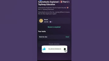 Cyberattacks Explained |part 2|TAPSWAP EDUCATION https://youtube.com/@jnelbah?si=-SYC9fDvE9tfREAG