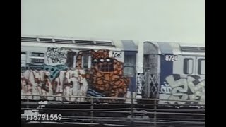 Mid 1970's New York subway graffiti history! Legendary CLIFF