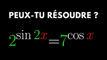 Equation exponentielle trigonométrique : Résultat subtil | #challengingmathproblems #olympiad