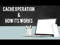 Cache operation &amp; how its works | cache operation in hindi | works of cache operation | 