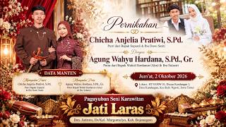 Pernikahan Chicha & Agung  | Paguyuban Seni Karawitan Jati Laras | 2 Oktober 2026