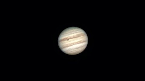 Jupiter with Io Transit Shadow