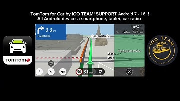 GPS navigation for Car by TomTom! Europe, UK, America! Support Android 7 – 16! Support online TMC
