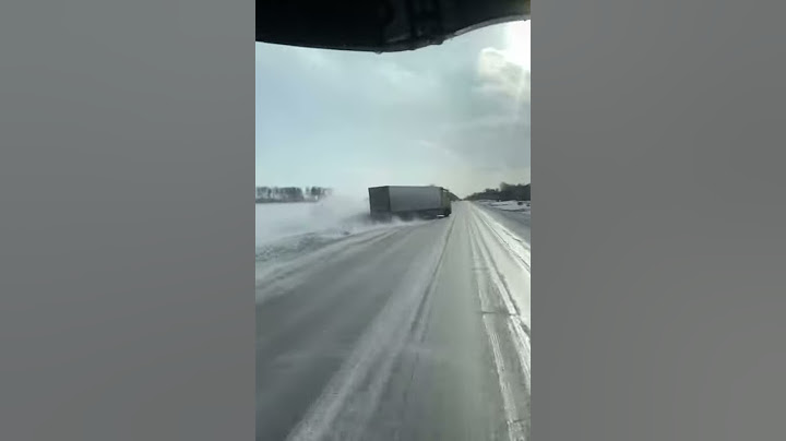 Гололёд на трассе Новосибирск - Барнаул
