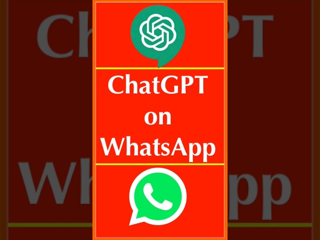 ChatGPT on WhatsApp | How to use ChatGPT to WhatsApp | Openai on WhatsApp