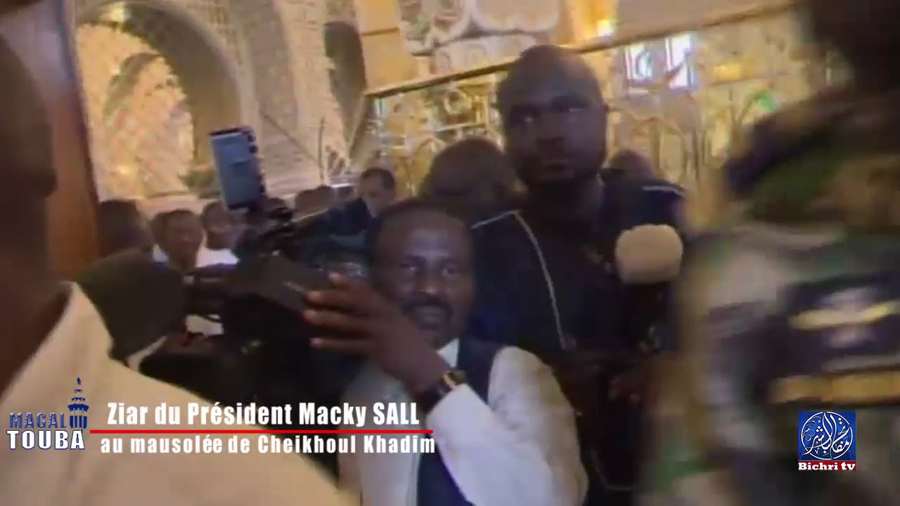 ziar du Président Macky SALL au mausolée de cheikhoul Khadim liga inglesa