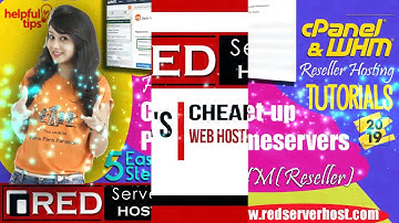 How to Setup Private Nameservers for WHM Reseller|Cheap Linux Hosting|Tutorials by Redserverhost.com