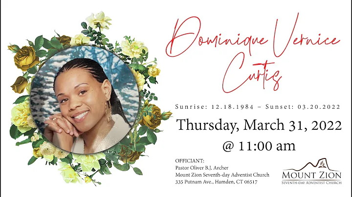 CELEBRATION OF LIFE | Dominique Vernice Curtis | T...