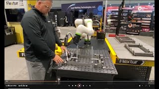 Flextur Cobot Welding Cell & Quick-Change Fixture Table - Fabtech 2023