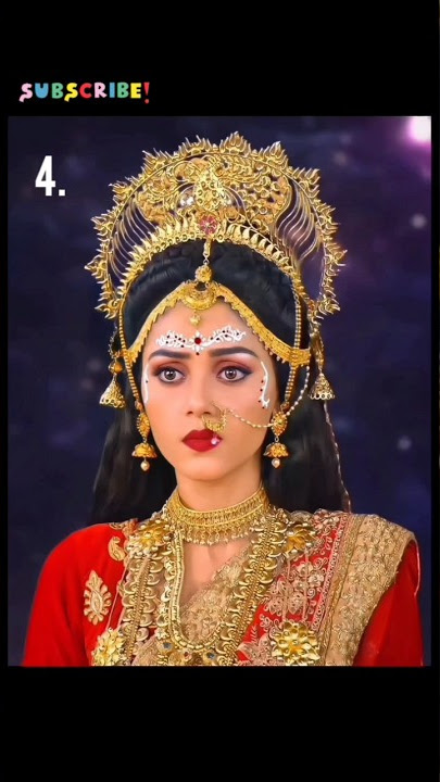 Same jewelry in Radha Krishna serial part-1#part1 #radhakrishnaserial #shravyascreativity #shorts
