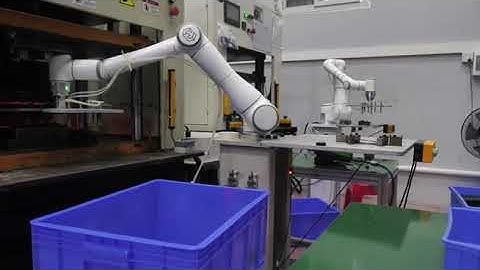 EC66 Collaborative Robot Depolyed for Loading and Unloading of Spare Parts