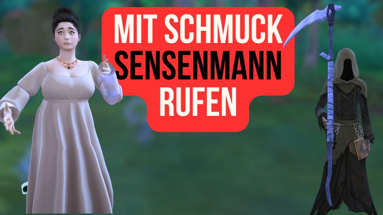 Sims 4 Kann Man Den Sensenmann Heiraten Sims 4 - Sensenmann mit Schmuck herbeirufen - YouTube