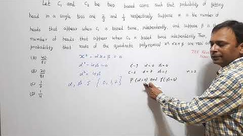 JEE Advanced 2020 Paper I Solutions Probability (Hindi)