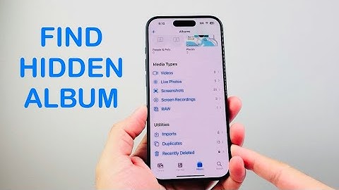 How to Find Hidden Album Missing on Photos on iPhone