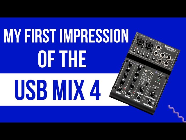 Аналоговий пульт мікшерний ART USBMix4