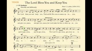 The Lord Bless You and Keep You (Lutkin) - Tenor Track