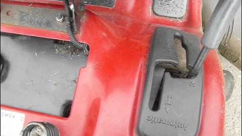 Craftsman Riding Mower ROS Bypass How to MOW IN REVERSE