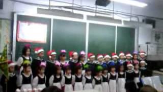 正音幼稚園20101221在士中報佳音,演唱平安夜