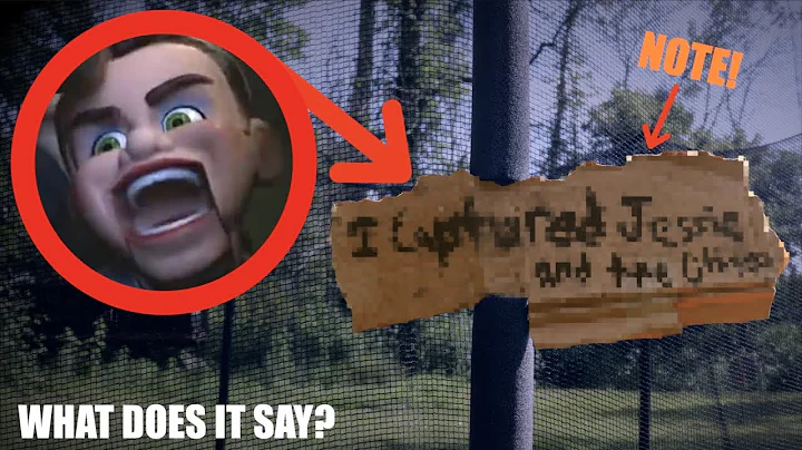 BENSON LEFT A NOTE IN MY BACKYARD! *Toy Story 4 In...