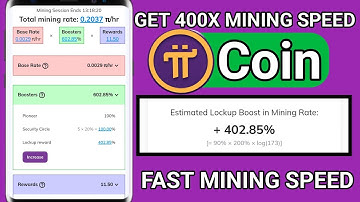 Pi mining speed increase || Pi Coin ki speed increase kaise kren || pi network || pi New update