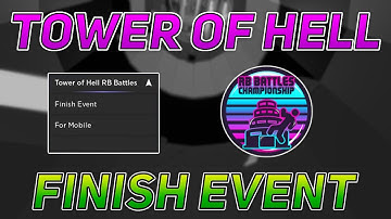 Tower of Hell Script Hack - Finish Event RB Battles Challenge (Get Badge)