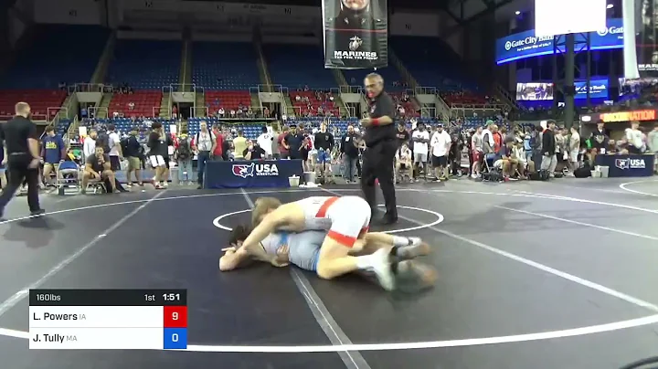 160 Lbs Consi Of 64 #1 - Logan Powers, Iowa Vs Jos...