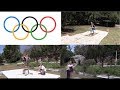 Winter Olympics recreated at home in Summer