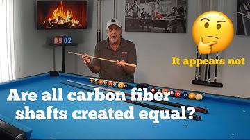 My carbon fiber shaft vs low deflection maple shaft