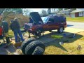 Jeep cherokee rough country lift install time lapse