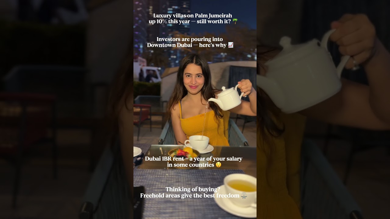 Spilling the tea on Dubai property prices 💰💫  