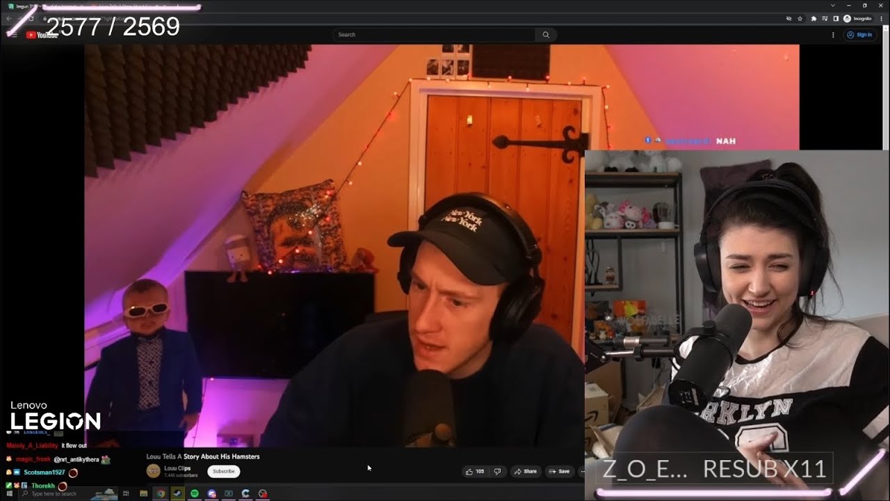 Wolfabelle Can't Stop Laughing At Louu's Story About His Hamster | NoPixel Mandem GTA RP