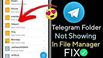 how to fix telegram files | folder not showing in file manager android 11 | 2021 problem solved