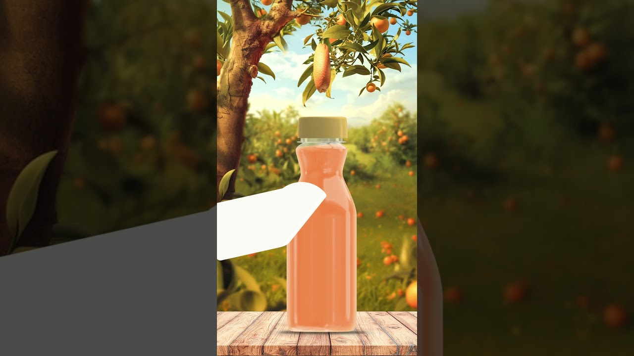 Freshly Squeezed Orange Juice 🍊 | Healthy Morning Drink | Short Video