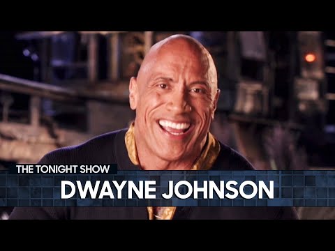 Dwayne Johnson's Daughter Is Adorably Obsessed with Jason Momoa's Aquaman | The Tonight Show