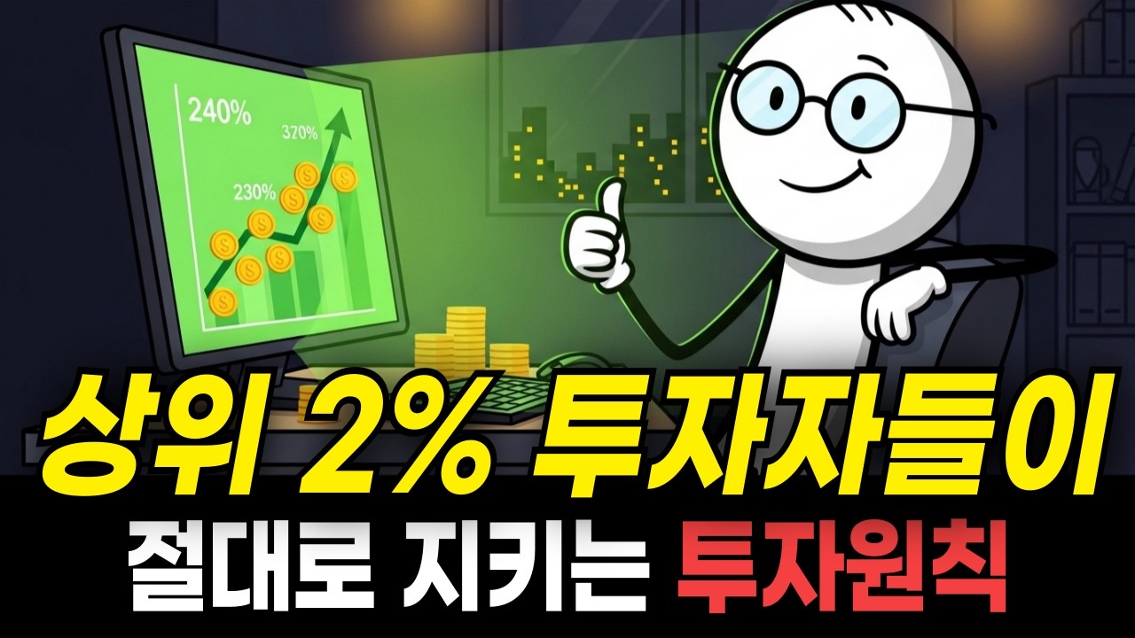 주식으로 돈 버는 상위 2% 투자자들이 절대 안 깨는 6가지 투자원칙. 묻어두기,우량주 고르기 같은 내용아님.