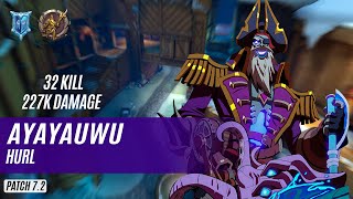 32 KILL 227K DAMAGE AYAYAUwU DREDGE PALADINS COMPETITIVE (DIAMOND) HURL